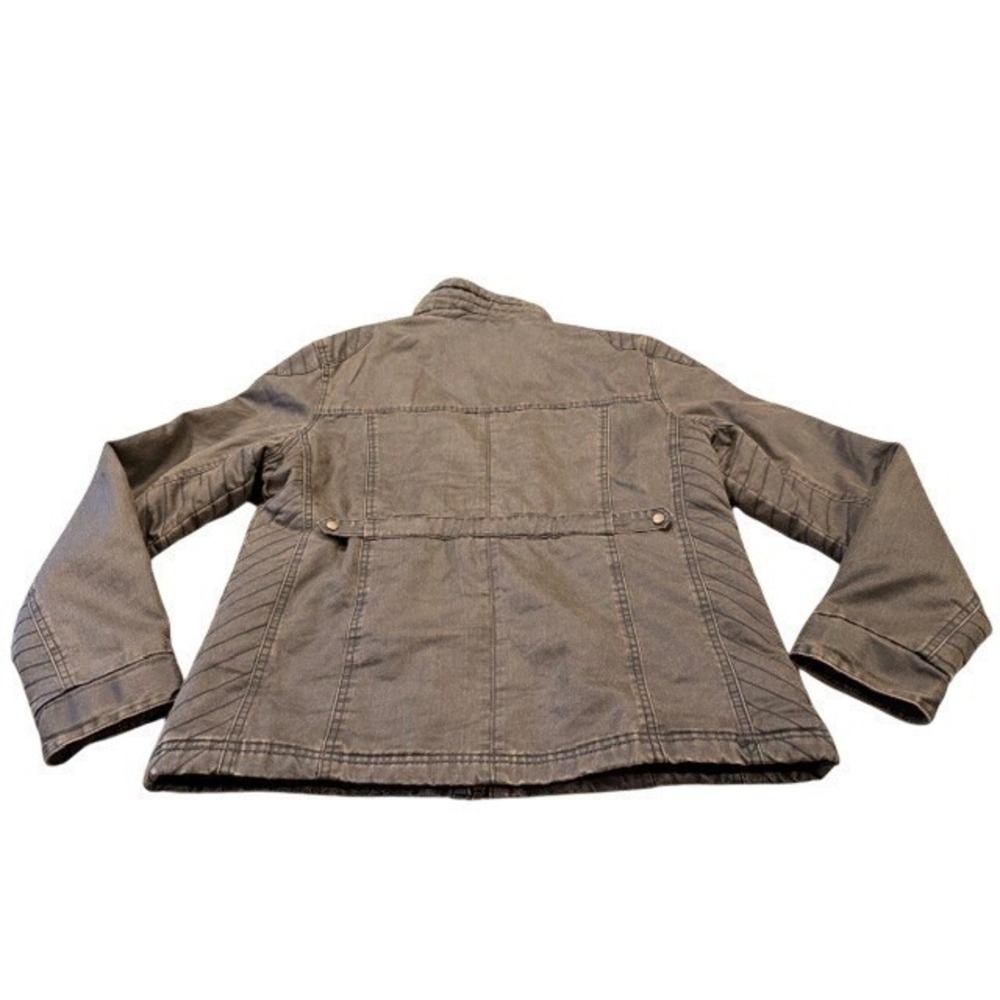 Outback Trading Womens XL Sugar Spice Jacket Brown Quilted Collar Outdoor EUC - Picture 4 of 9
